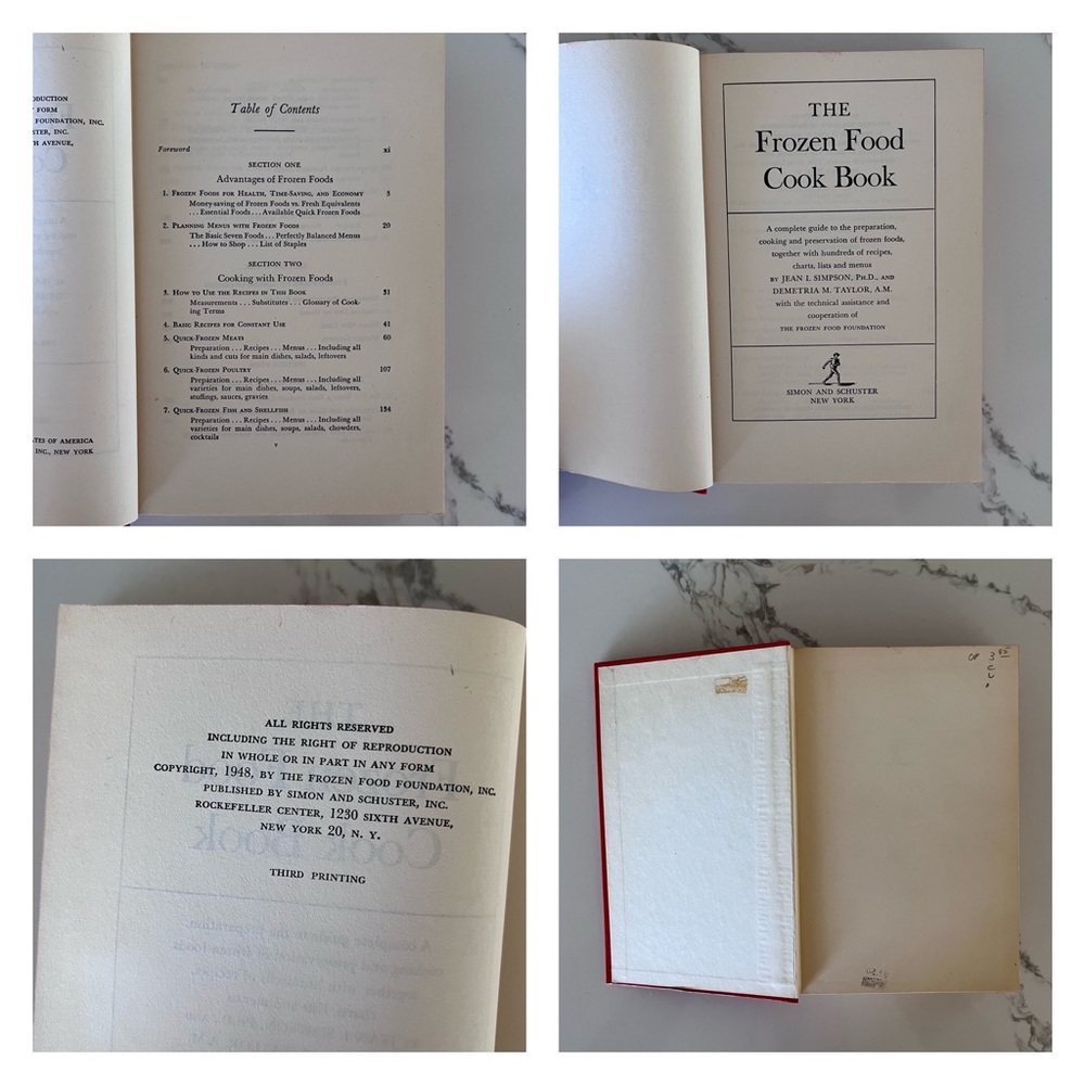 ⚠️ 1948 Frozen Food Cookbook & 1952 Magic Recipes Electric Blender •Price Final - Picture 13 of 16